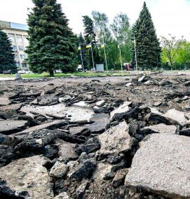 Демонтаж асфальтобетонного покрытия - вариант 4