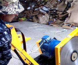 Демонтаж бетонного покрытия - модель 1