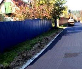 Демонтаж бордюрного камня - модель 2