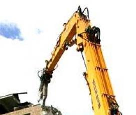 Демонтаж части здания - модель 3