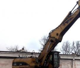 Демонтаж части здания - модель 2