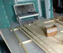 Демонтаж деревянного настила - модель 4