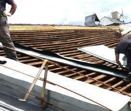 Демонтаж фальцевой кровли - вариант 1