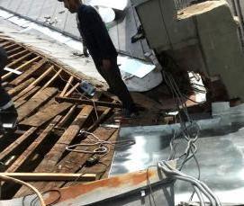 Демонтаж фальцевой кровли - вариант 4