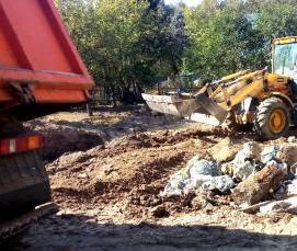 Демонтаж ленточного фундамента - тип 1