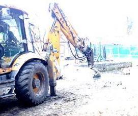 Демонтаж ленточного фундамента - тип 2