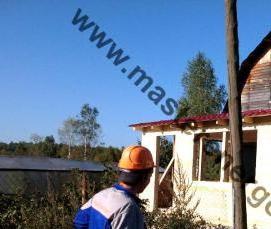 Демонтаж металлических столбов - тип 2