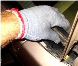 Демонтаж пластиковых панелей - вариант 1