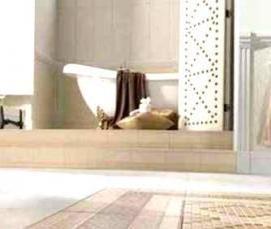 Демонтаж плитки пола ванной - модель 2