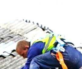 Демонтаж шифера - вариант 1