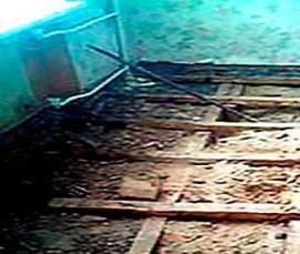 Демонтаж старых полов - модель 1