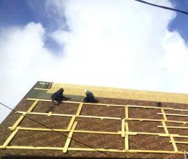 Демонтаж утеплителя кровли - вариант 2