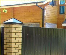 Демонтаж забора из профлиста - тип 3