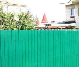 Демонтаж забора из профлиста - тип 2