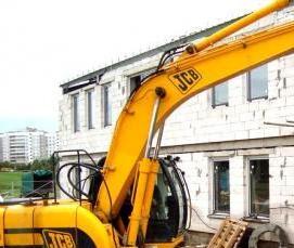 Демонтаж железобетонного фундамента - вариант 4