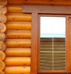 Деревянные окна со стеклопакетом - тип 4