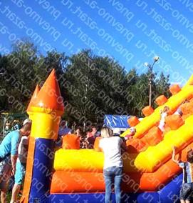 Детская горка башня - модель 4