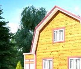 Дома щитовые сборные эконом-класса - модель 2