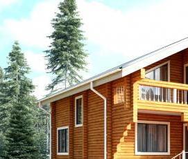 Домокомплект из клееного бруса - тип 4