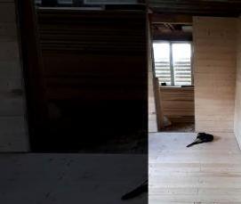 Домокомплект из шпунтованной доски - модель 3