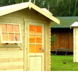 Душ на садовом участке - модель 4