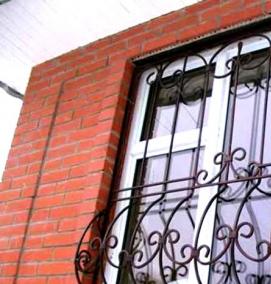 Дутые решетки на окна - тип 2