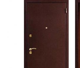 Дверь межкомнатная итальянский орех глухая - модель 1