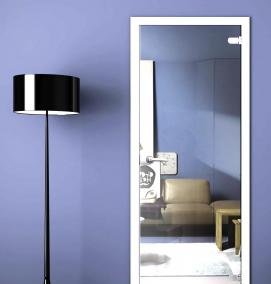 Дверь стеклянная межкомнатная матовая - вариант 1