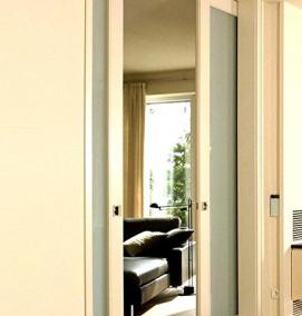 Дверь стеклянная межкомнатная матовая - вариант 4