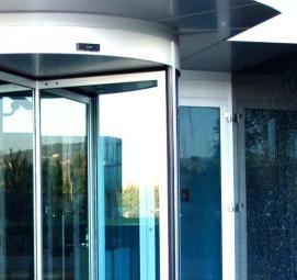 Двери автоматические раздвижные алюминиевые - модель 1