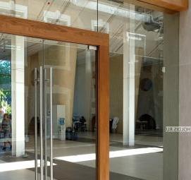 Двери автоматические раздвижные алюминиевые - модель 4