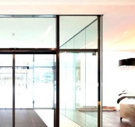 Двери автоматические раздвижные алюминиевые - модель 3