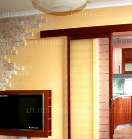 Двери купе межкомнатные на кухню - тип 3