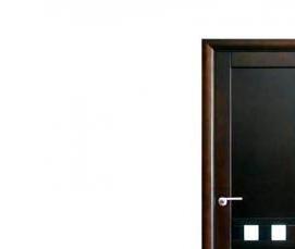 Двери межкомнатные дуб мокко - вариант 3