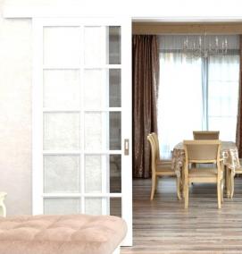 Двери межкомнатные венеция со стеклом - тип 3