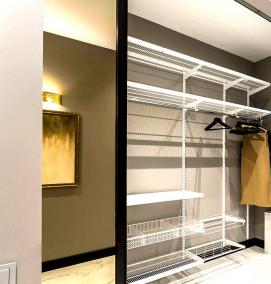 Двери раздвижные реечные для гардеробных - модель 3