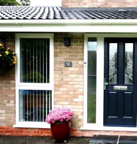 Двери входные уличные для коттеджа - тип 2