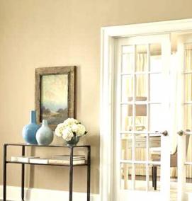 Двойная межкомнатная дверь со стеклом - модель 4