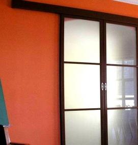 Двойные раздвижные двери - модель 4