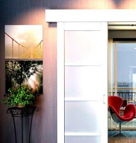 Двойные раздвижные двери - модель 3