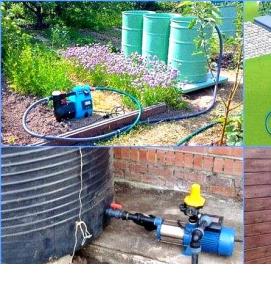 Емкость для полива на даче - вариант 1