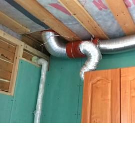 Естественная вытяжная вентиляция - тип 1