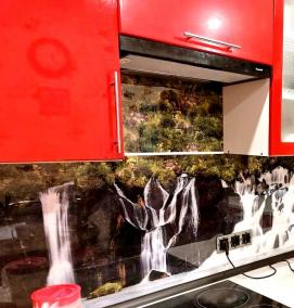 фартук для кухни из мдф - модель 1