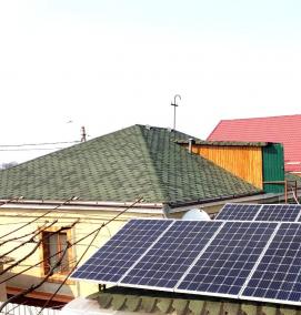 фасадные солнечные панели - модель 4