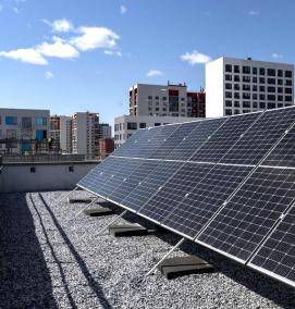 фасадные солнечные панели - модель 3