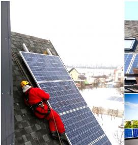 фасадные солнечные панели - модель 2