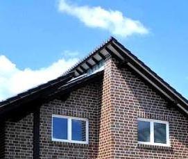 фасадный кирпич облицовочный - вариант 3