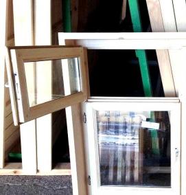 финские деревянные окна со стеклопакетом - вариант 1