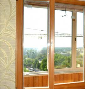 финские деревянные окна со стеклопакетом - вариант 2