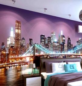 фотообои 3д для спальни - модель 2